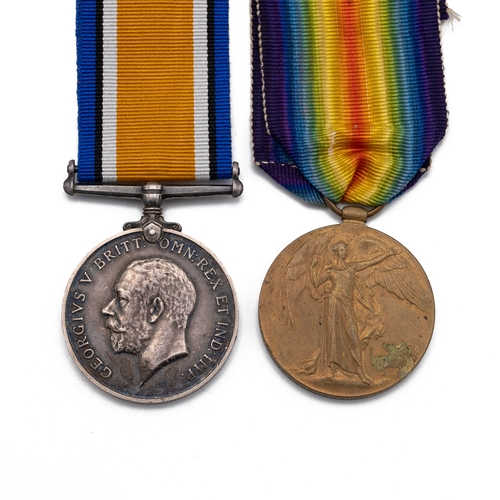 701 - Medals (2) of 28403 Private E.J. Farmham of the Queen's Regiment. British War Medal 1914-1920, and A... 