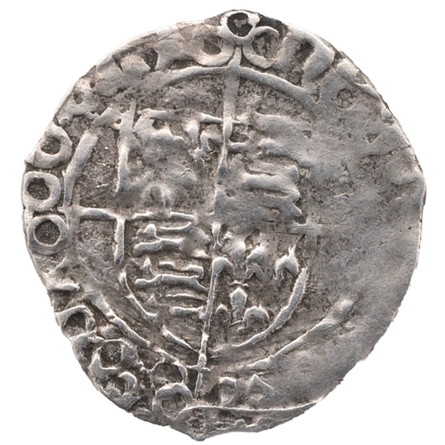 50 - 1488-c1490 Irish Henry VII Three Crowns issue hammered silver Dublin Half Groat (S 6444). Obverse: t... 