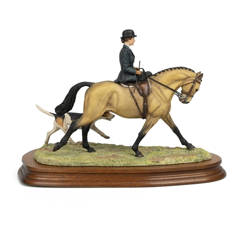 132 - Border Fine Arts Elegance in the Field limited edition (79/850) figurine on removable wooden base. H... 