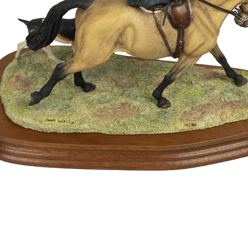 132 - Border Fine Arts Elegance in the Field limited edition (79/850) figurine on removable wooden base. H... 