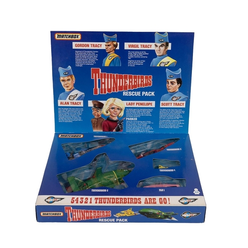 211 - New in box Matchbox Thunderbirds Rescue Pack toy vehicle set c1992. 