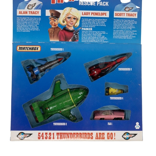 211 - New in box Matchbox Thunderbirds Rescue Pack toy vehicle set c1992. 