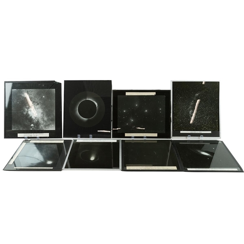 234 - Group of unusually large format antique astronomy glass projector slides, Royal Observatory Greenwic... 