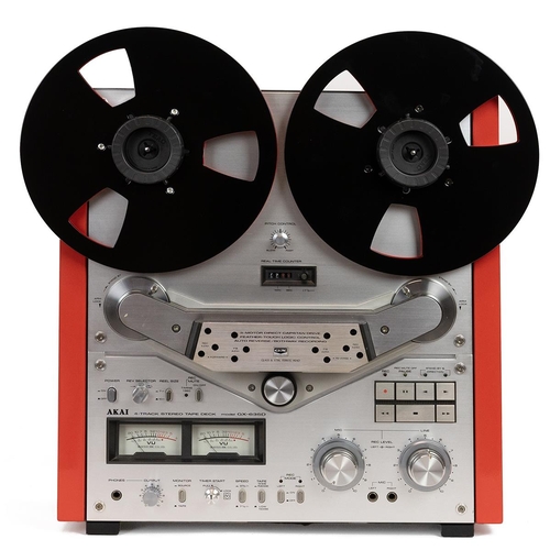 254 - Audio Interest. Vintage Akai GX-6350D reel to reel 4 track stereo tape deck. 3-motor direct capstan ... 