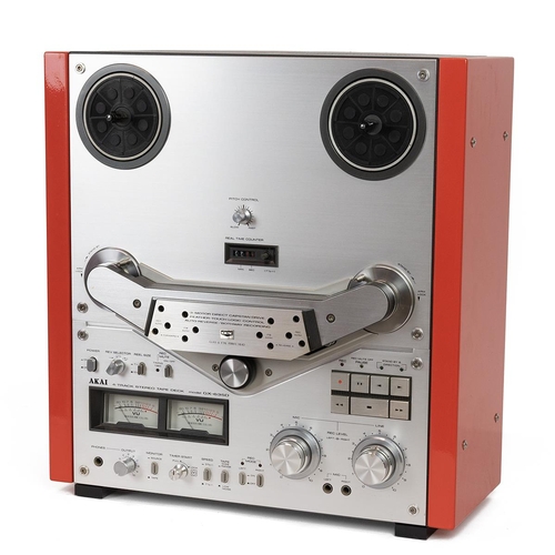 254 - Audio Interest. Vintage Akai GX-6350D reel to reel 4 track stereo tape deck. 3-motor direct capstan ... 