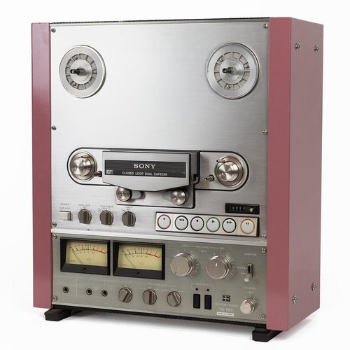 255 - Audio Interest. Vintage Sony TC-765 reel to reel 'tapecorder' tape recorder. 3 motor, 3 head, closed... 