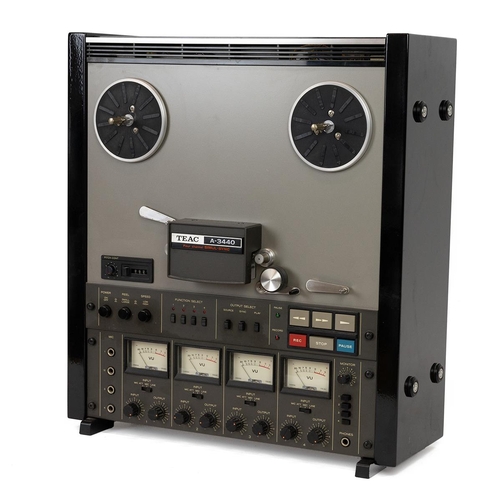 256 - Audio Interest. Vintage TEAC A-3440 reel to reel tape recorder. 4 channel SIMUL-SYNC recording, 3 he... 