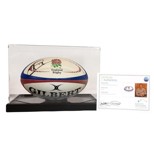 337 - Jonah Lomu, signed New Zealand All Blacks shirt, along with a Jonny Wilkinson England rugby ball wit... 