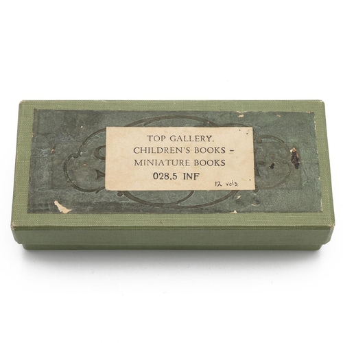 346 - John Marshall, `The Infant`s Library`, twelve miniature books, c.1800, including volumes 1, 2, 3, 4,... 