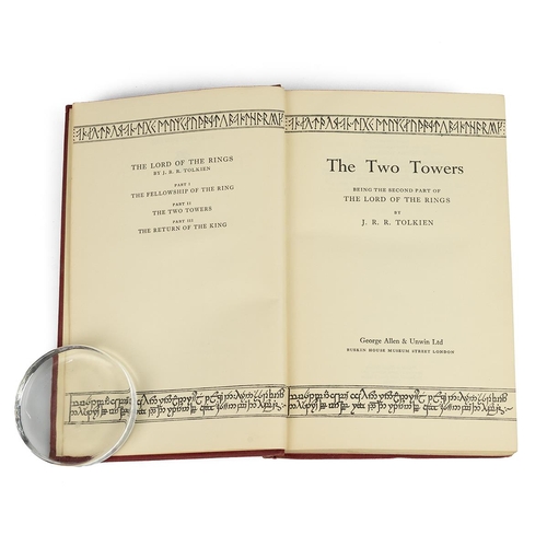 347 - J.R.R.Tolkien Lord of the Rings Trilogy - First Editions comprising Fellowship of the Ring, 1st Edit... 