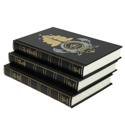 349 - J.R.R.Tolkien interest - three De Luxe Edition books to include: The Hobbit (De Luxe First Edition, ... 