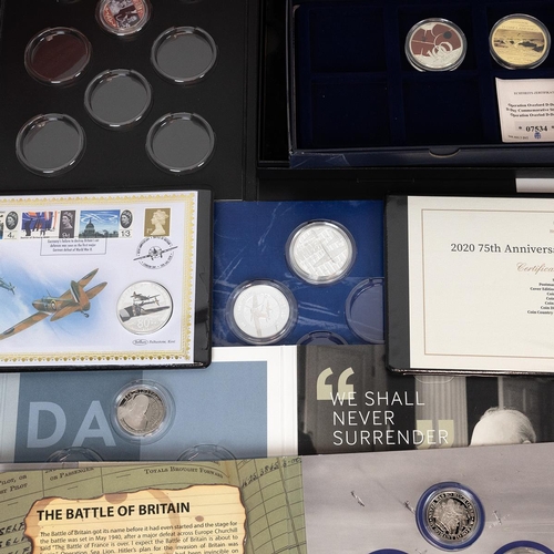 39 - A collection of modern collector coins sets and parts sets, including Harrington & Byrne 50p Penny B... 