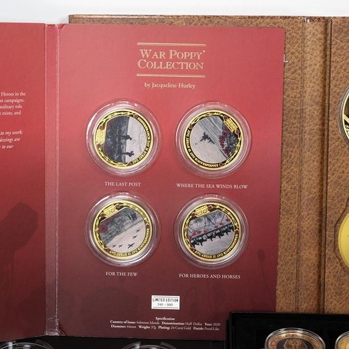 39 - A collection of modern collector coins sets and parts sets, including Harrington & Byrne 50p Penny B... 