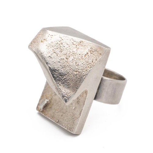 19 - Björn Weckström for Lapponia, “Celia’s awakening” a silver ring, Finland, 1969, finger size  L.