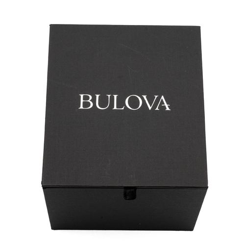 328 - Boxed as new Bulova Accutron Gemini ETA 7750 wristwatch with tag. Valijoux 25-jewel movement, rose g... 