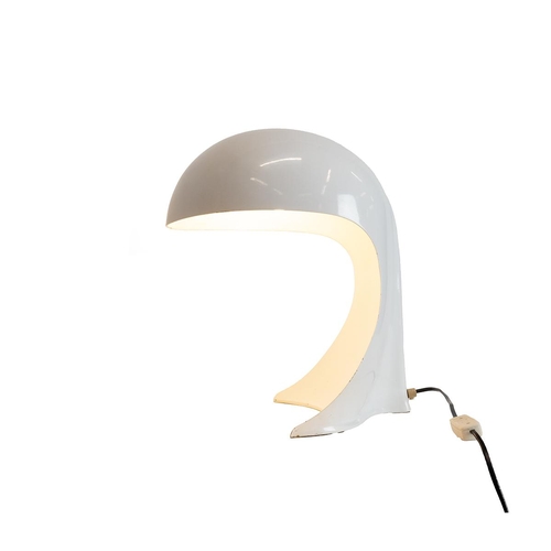 138 - Vintage Dania Lamp by Dario Tognon (1936-2008) for Artemide c1969.  Cast aluminium with white finish... 