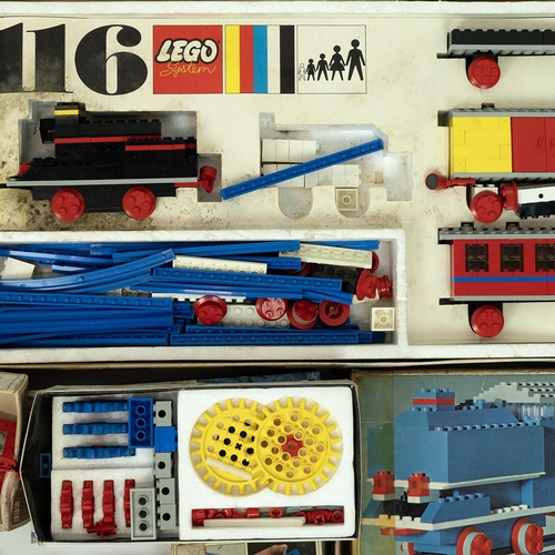 237 - Box of vintage toys. Including boxed Corgi Simon Snorkel Fire Engine 1127; boxed Corgi Machinery car... 