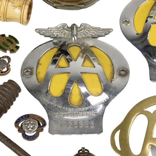 277 - Collection of Watches, Badges, Costume Jewellery and Other Items. Includes 7x AA car badges, corkscr... 