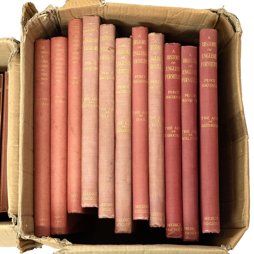 283 - Antiques Interest - large collection of books to include: Helena Hayward  and Pat Kirkham - 'William... 