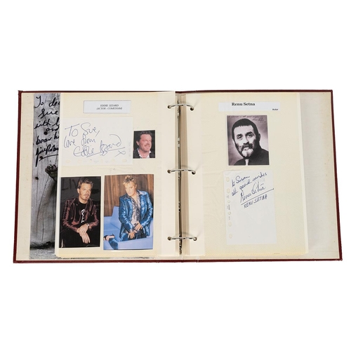 290 - Autographs - A good collection of entertainment, music and sporting autographs to include Noel Galla... 