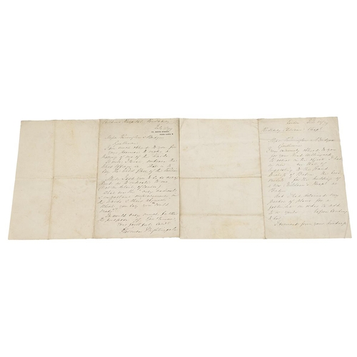 292 - Florence Nightingale (1820-1910)- Two autograph letters dated June 25th 1871 & July 1st 1871. Both w... 