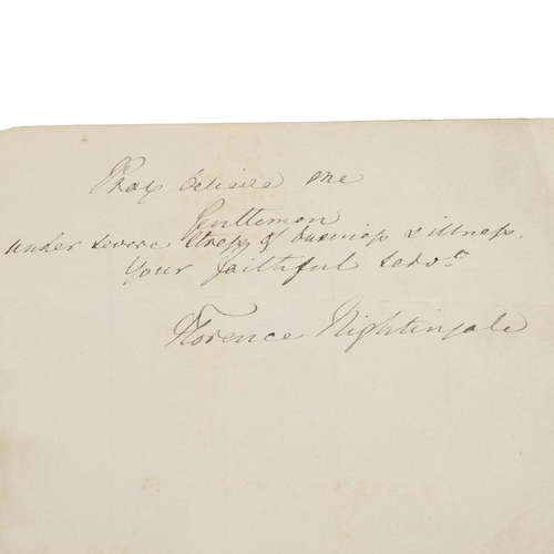 292 - Florence Nightingale (1820-1910)- Two autograph letters dated June 25th 1871 & July 1st 1871. Both w... 