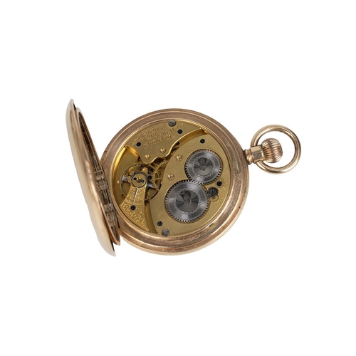 33 - Vintage Ferel jump watch with expandable strap; 5 x gold or silver plated pocket watches including t... 