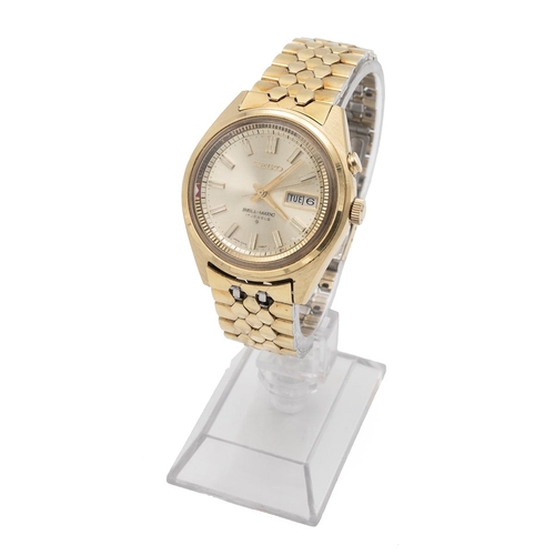 35 - Seiko Bell-Matic day/date stainless steel wristwatch, with 17 jewels, along with a Seiko Automatic N... 