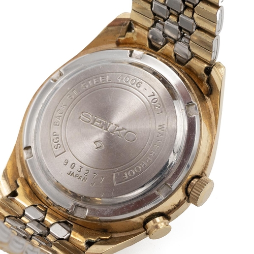 35 - Seiko Bell-Matic day/date stainless steel wristwatch, with 17 jewels, along with a Seiko Automatic N... 
