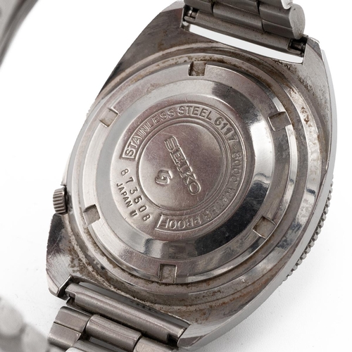 35 - Seiko Bell-Matic day/date stainless steel wristwatch, with 17 jewels, along with a Seiko Automatic N... 
