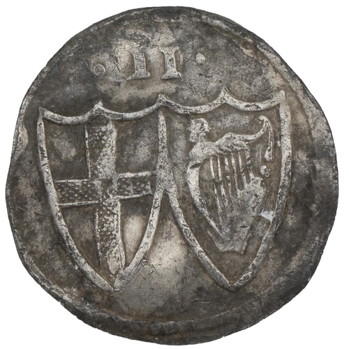 109 - Commonwealth (1649-1660) silver Halfgroat (S 3221, North 2728). Obverse: English shield within a wre... 