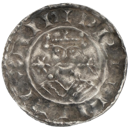 12 - William I silver Penny, two stars type (1074-1077), London, Godwine (S 1254, North 845). Obverse: cr... 