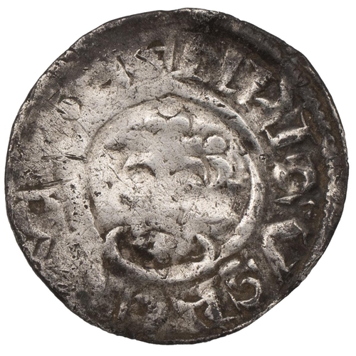 16 - Richard I (1189-1199) silver Penny, class 3, London, Stivene (S 1347, North 967). Obverse: crowned f... 