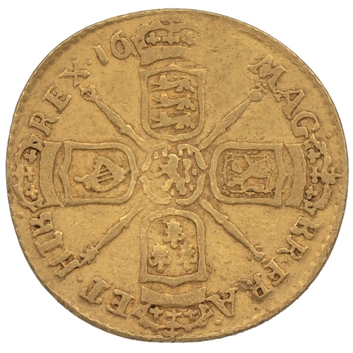 162 - 1696 or 1695 William III gold Half Guinea, elephant and castle below bust (S 3467, Bull EGC 430/431)... 