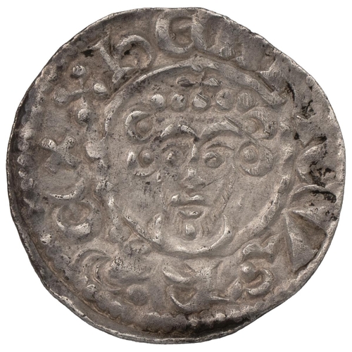 18 - John (1199-1216) silver Penny, short cross, class 5b2, London, Willelm B (S 1351). Obverse: facing b... 