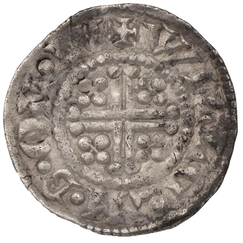 18 - John (1199-1216) silver Penny, short cross, class 5b2, London, Willelm B (S 1351). Obverse: facing b... 