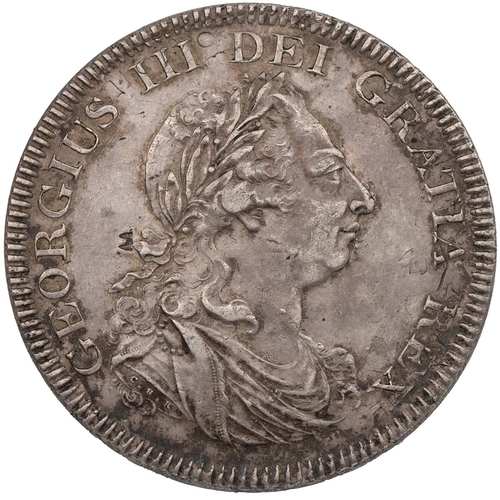 235 - 1804 George III Dollar, Bank of England issue, restruck from a Spanish 8 Reales (S 3768). Obverse: r... 