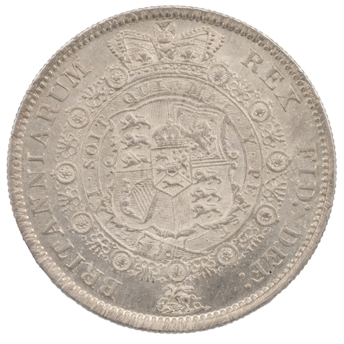 249 - 1816 George III silver Halfcrown, new coinage (S 3788, ESC 613, Bull 2086). Obverse: large 'bull' he... 