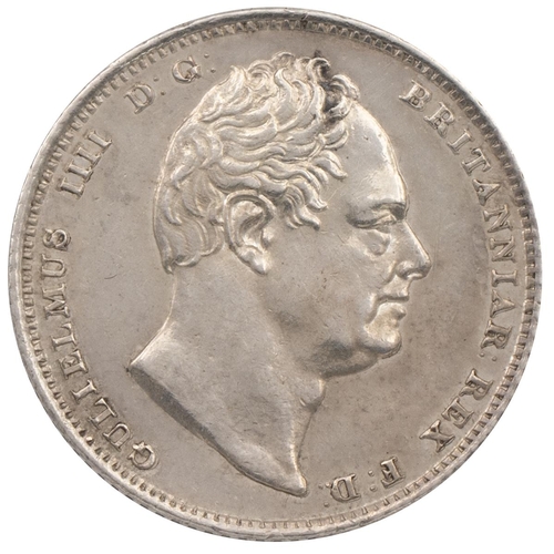 269 - 1837 William IV silver Sixpence - scarce (S 3836, ESC 1680, Bull 2512). ObverseL bare head bust faci... 