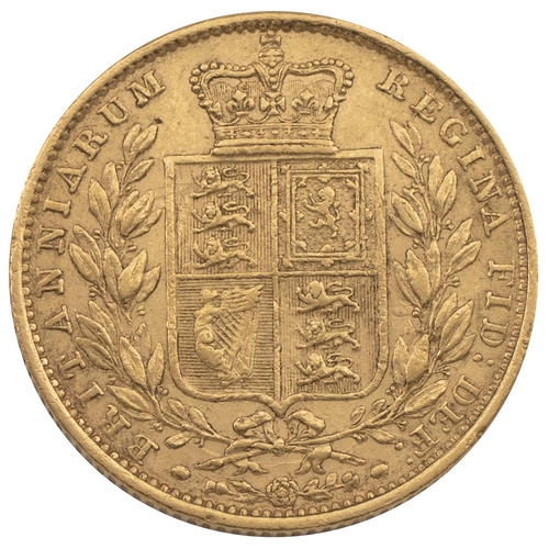 274 - 1848 Victoria gold Sovereign (S 3852C, Marsh 31). Obverse: second larger 'Young Head' with the date ... 