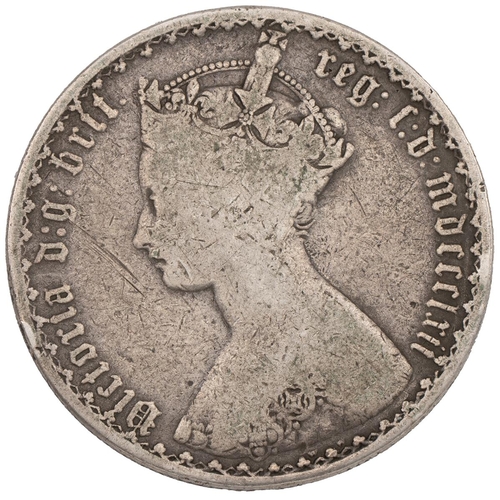 315 - 1862 Victoria silver 'Gothic' Florin (S 3891, ESC 820, Bull 2847). Obverse: left-facing crowned port... 