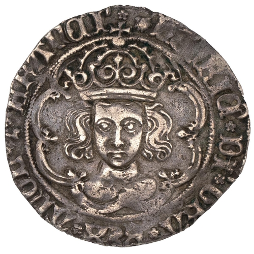 33 - Henry VII (1485-1509) silver Groat, facing bust issue, class IIIb, escallop mintmark (S 2198A, North... 