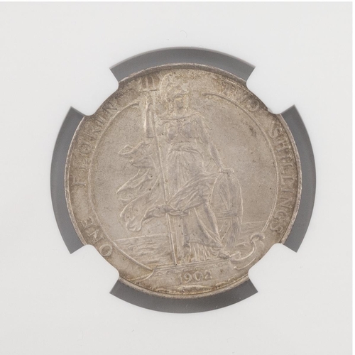 356 - 1902 Edward VII silver Florin (S 3981, ESC 919, Bull 3577). Obverse: right-facing bare head with 'ED... 