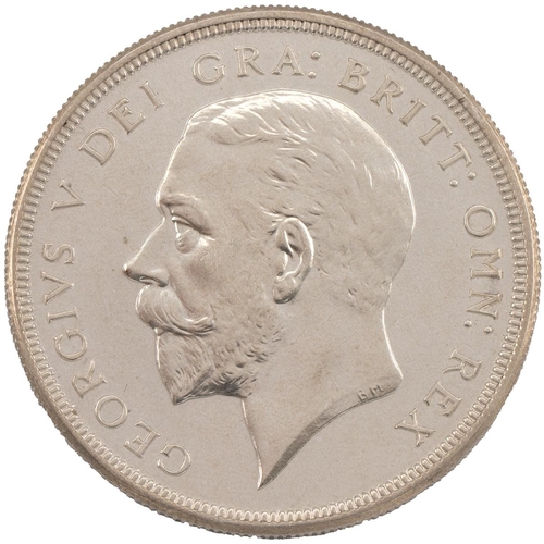 364 - 1927 George V silver proof 'Wreath' Crown (S 4036, ESC 367, Bull 3631). Obverse: left-facing modifie... 