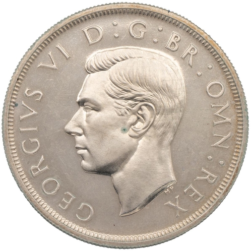 376 - 1937 George VI silver proof Crown (S 4079, ESC 392, Bull 4020). Obverse: left-facing bare head with ... 