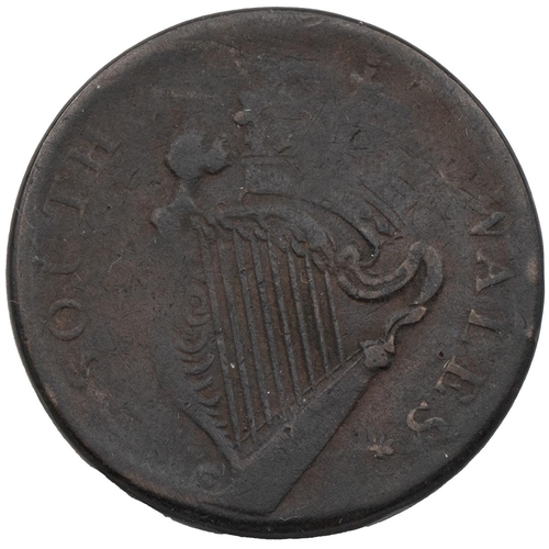 388 - Ireland, 'Evasion' Halfpenny copper token (c1782-c1799), Oliver Cromwell (Aitkins 414). Obverse: lef... 