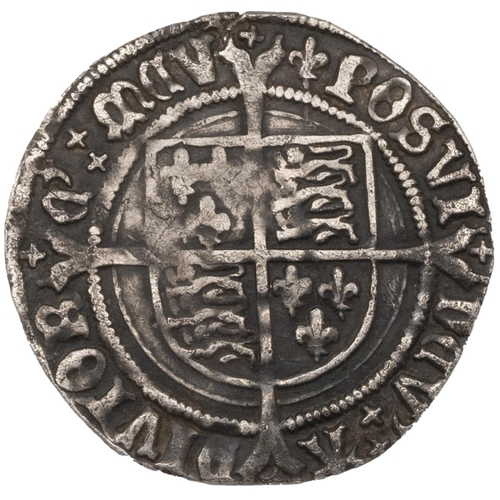 39 - Henry VIII silver Groat, second coinage (1526-1544), London mint, lis mintmark (S 2337, North 1797).... 