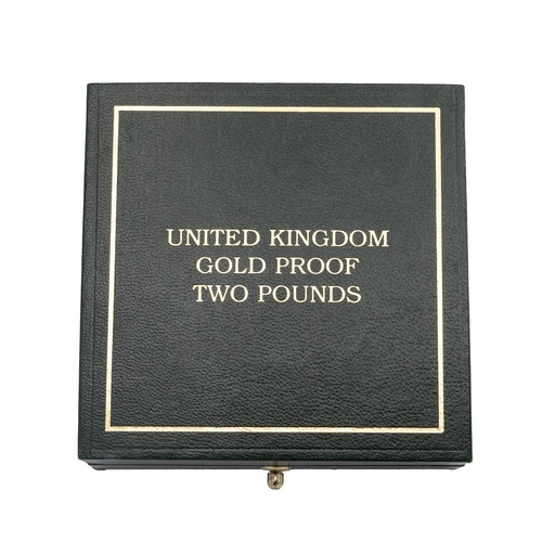 393 - 2007 Act Of Union gold proof bimetallic £2 coin from The Royal Mint in the original packaging. Obver... 