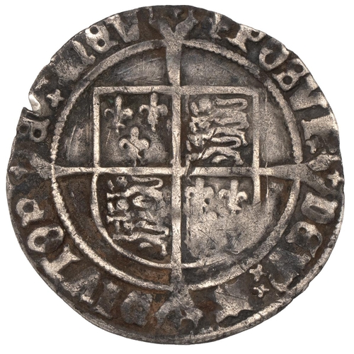 40 - Henry VIII silver Groat, second coinage (1526-1544), London mint, lis mintmark (S 2337E, North 1797)... 