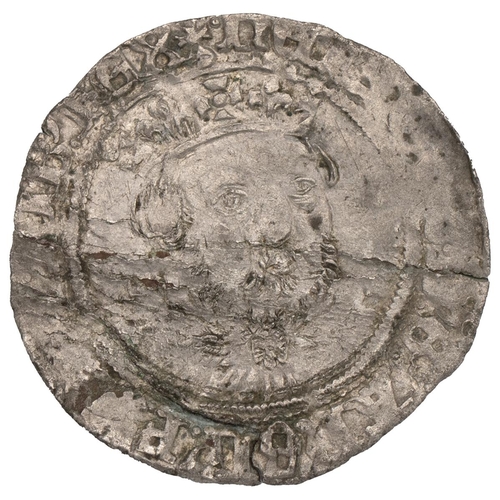 41 - Henry VIII silver Groat, third coinage (1544-1547), Bristol mint, 'WS' mintmark (S 2372, North 1846)... 